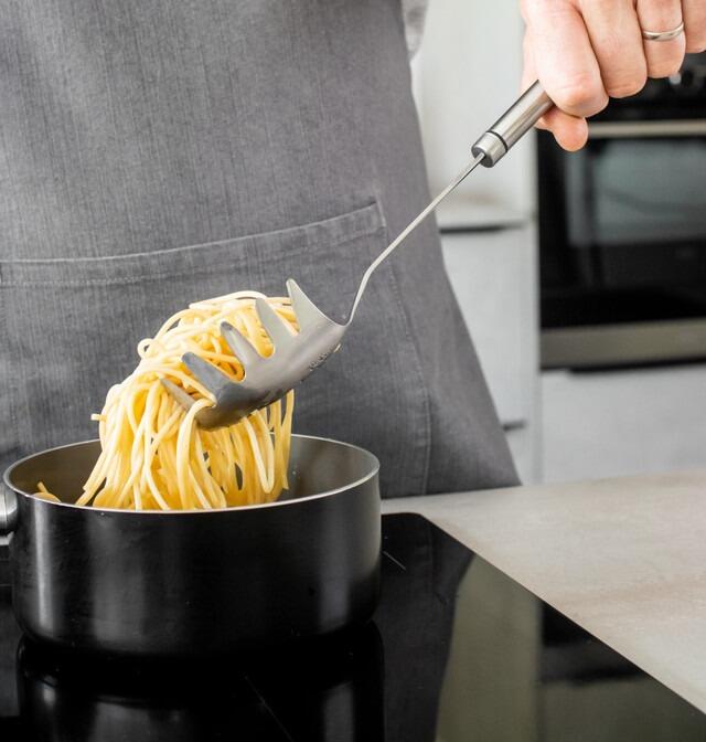KitchenCraft Oval Handled Stainless Steel Spaghetti Server 31cm