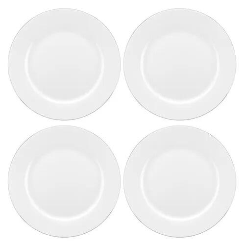 Royal Worcester Serendipity Platinum Plate - Rimmed 27cm Set of 4