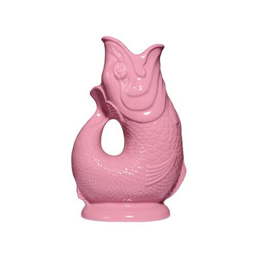 The Original Gluggle Jug Extra Large Pink 1.2L 27cm tall