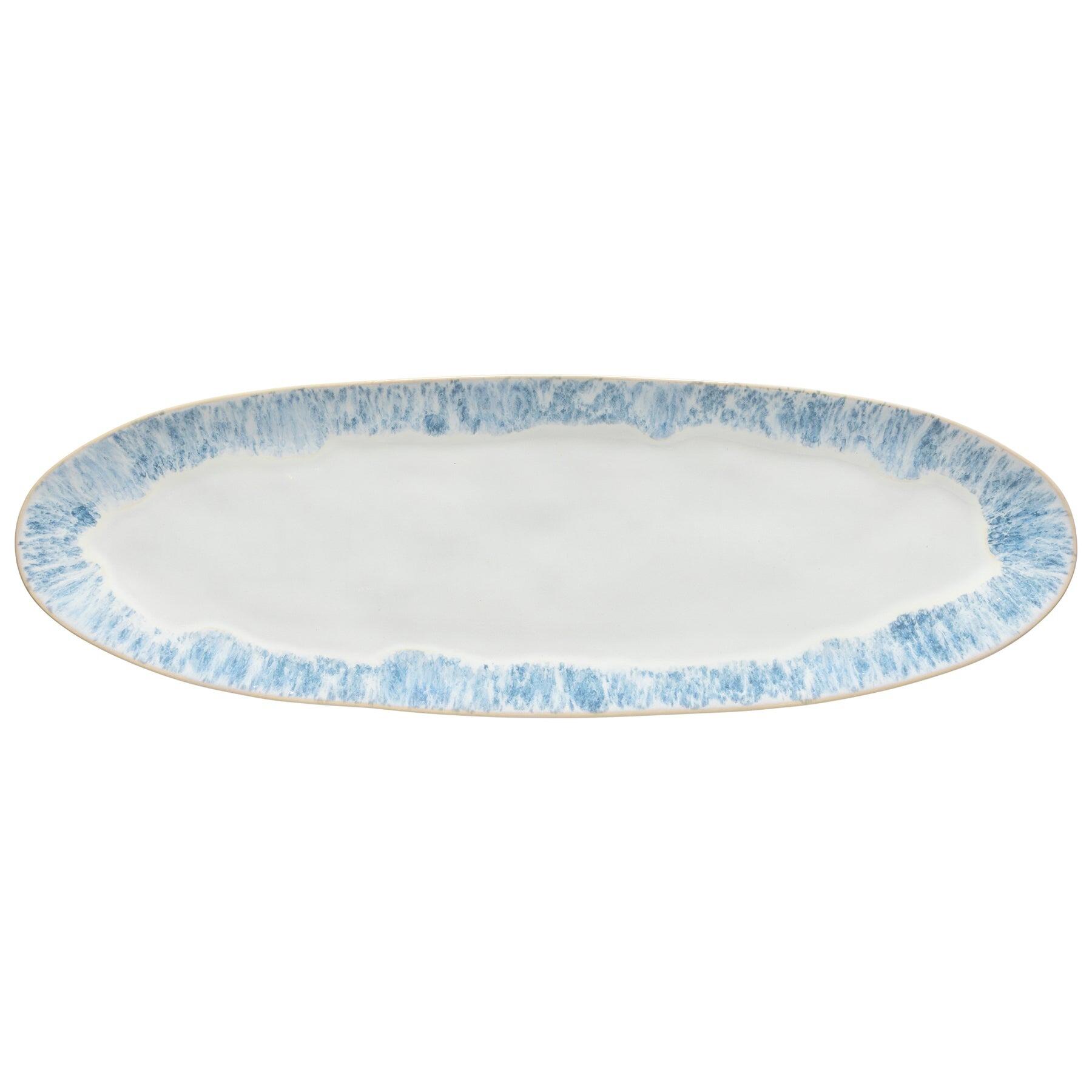 Costa Nova Brisa Ria Blue Oval Platter 54cm