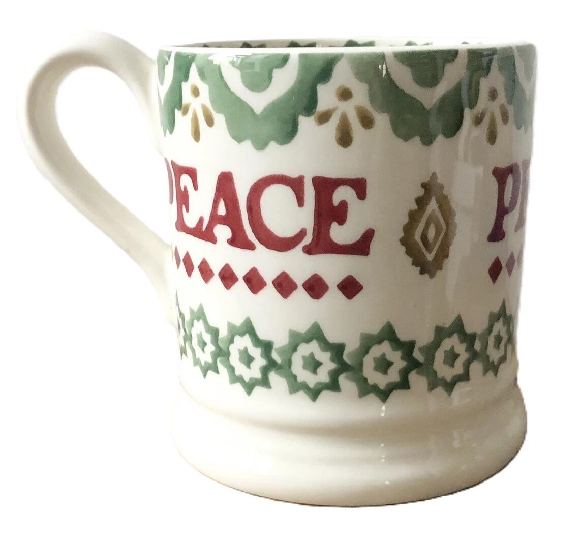 Emma Bridgewater Christmas Joy Peace Half Pint Mug