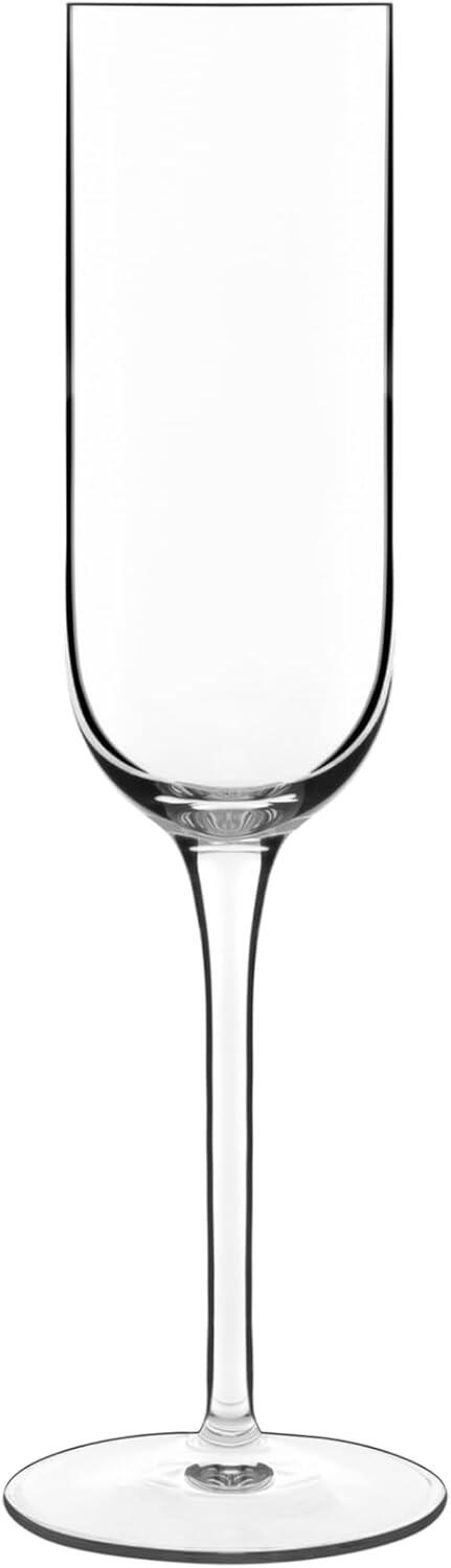 Luigi Bormioli Sublime Flute Glasses 210ml Set of 4