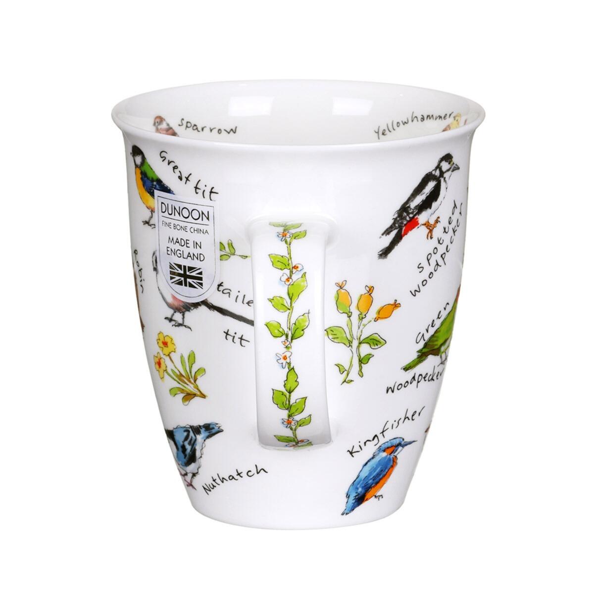 Dunoon Nevis Shape Mug - Bird Life - Garden - Boxed