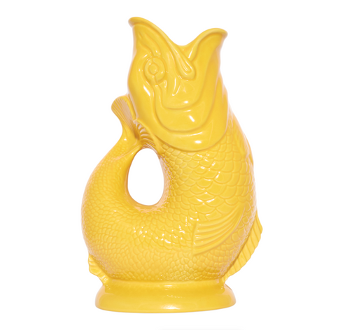 The Original Gluggle Jug Extra Large Yellow 1.2L 27cm tall