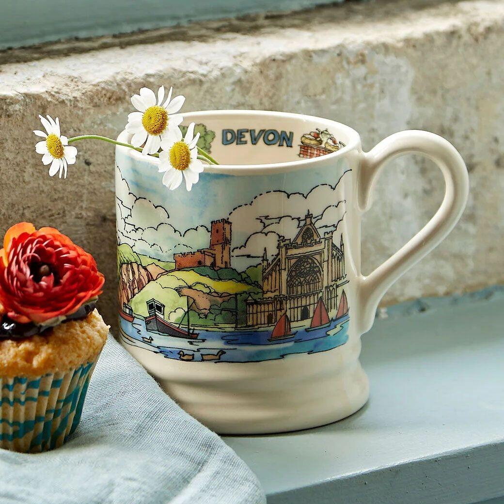 Emma Bridgewater Landscapes of Dreams Devon Half Pint Mug