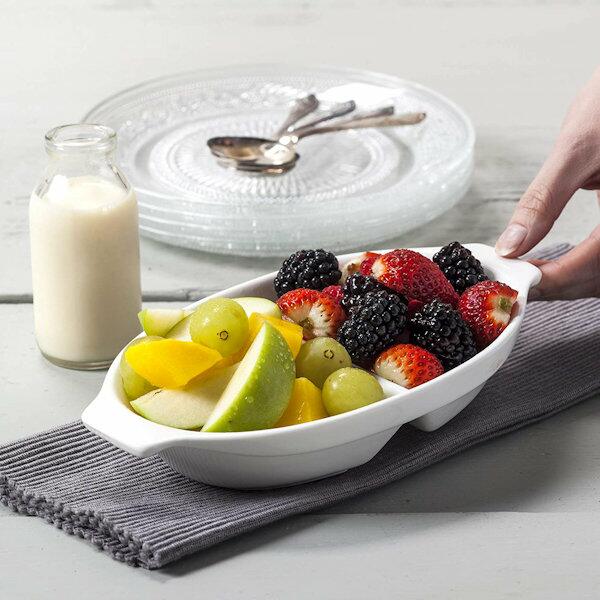 W M Bartleet & Sons Divided Serving Dish Small Oval 22cm