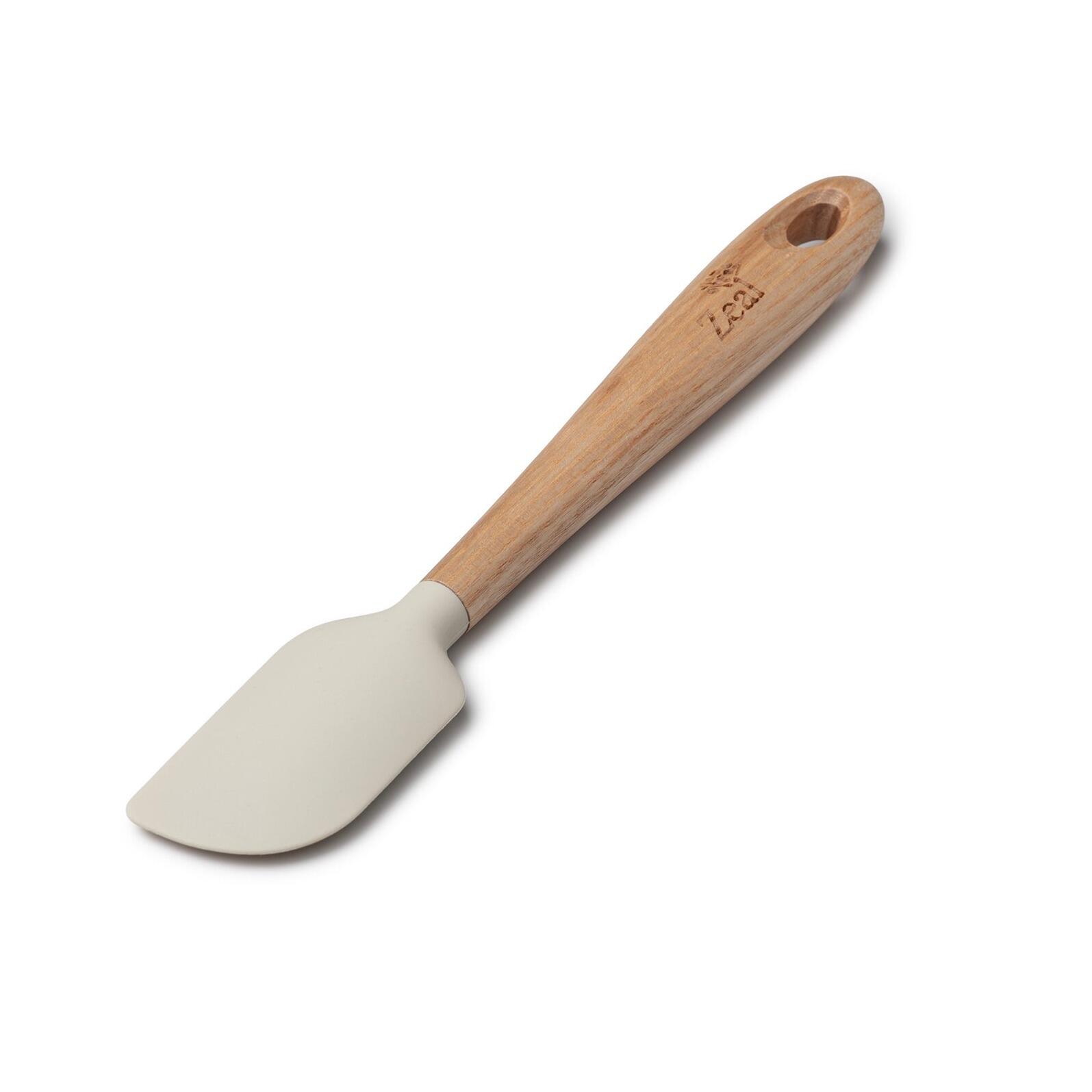 Zeal Small Spatula Spoon with Ash Wood Handle Cream 19cm