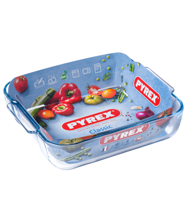 Pyrex Essentials Square Roaster 21cm x 21cm