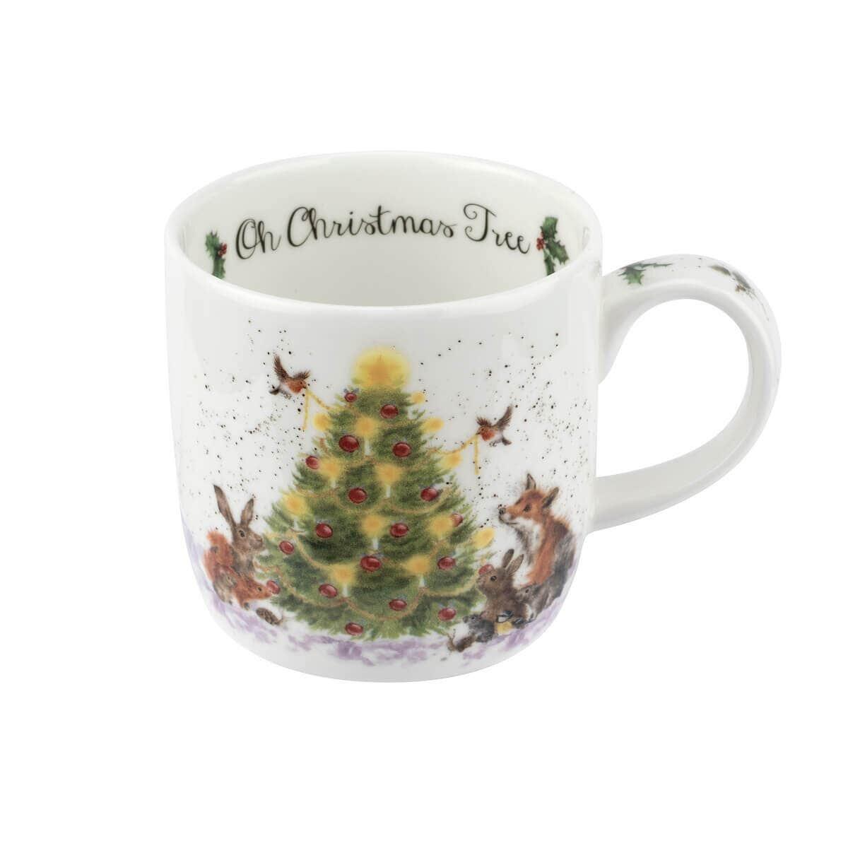 Wrendale Designs - Christmas Mug - Oh Christmas Tree Large Mug