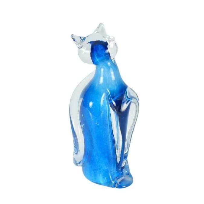 Svaja Paperweight Camilla Cat Medium Blue