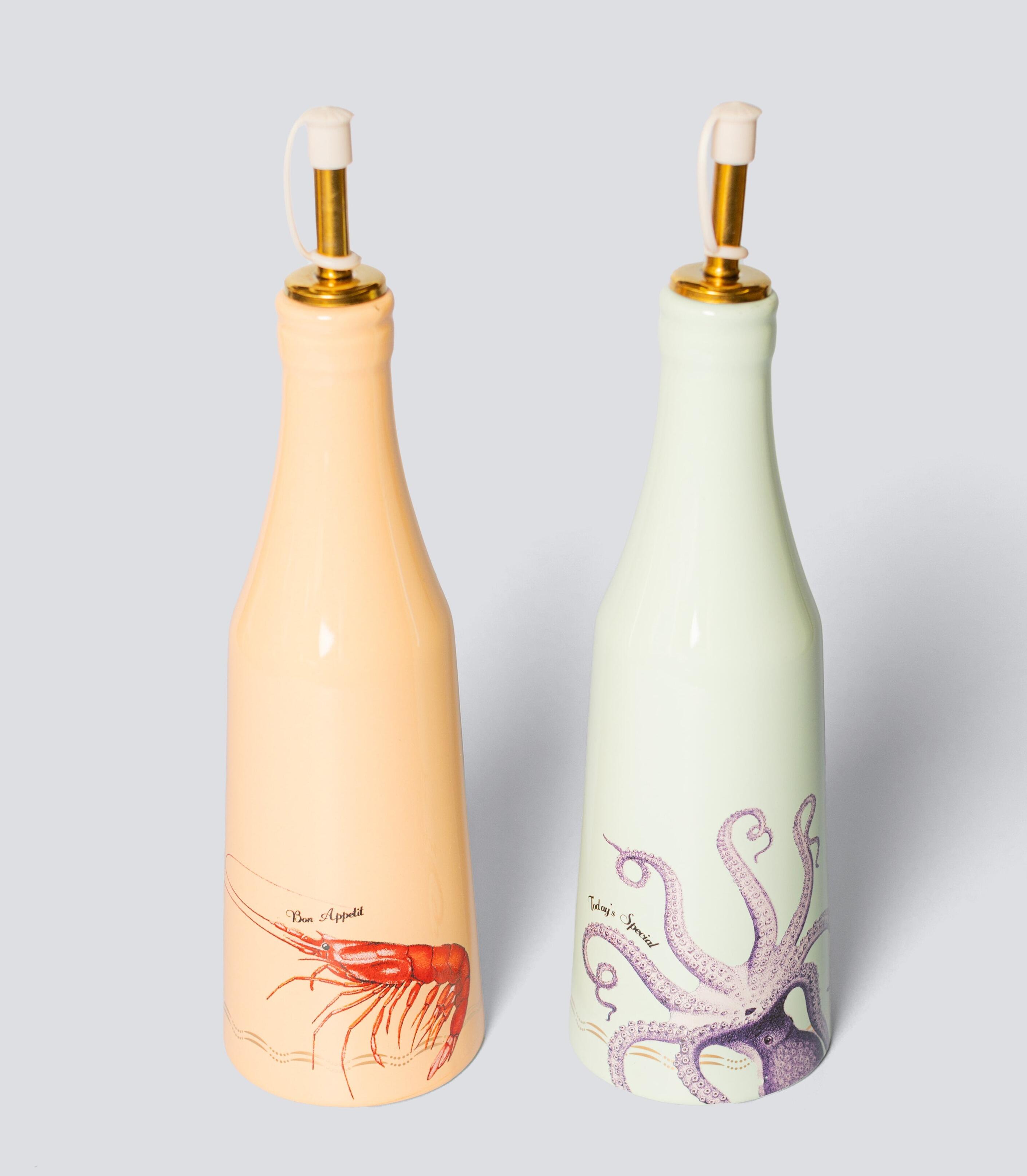Yvonne Ellen Ceramic Oil and Vinegar Set