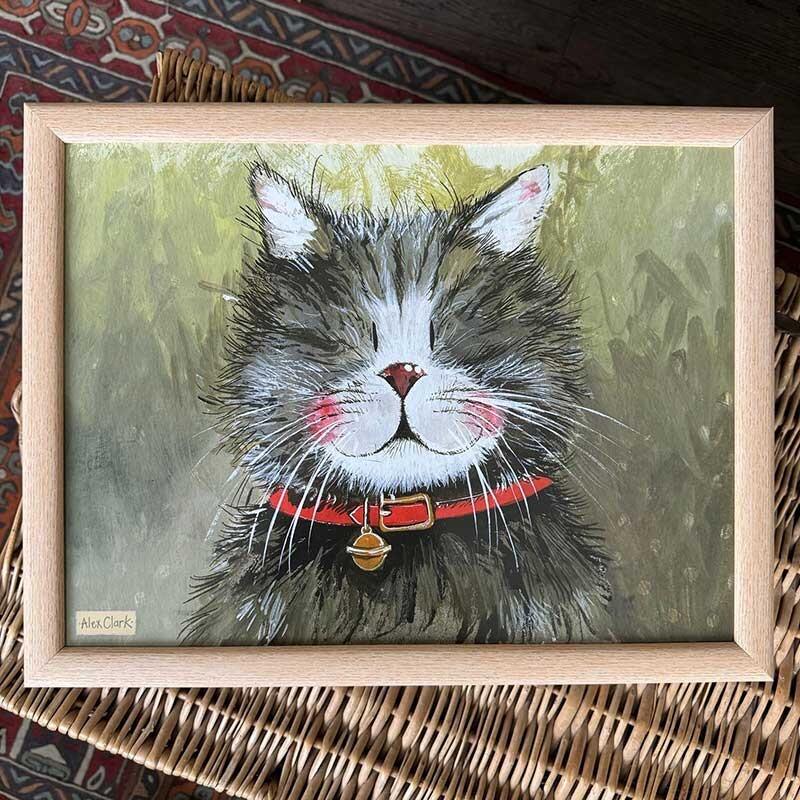 Alex Clark Lap Tray - Klaus Cat