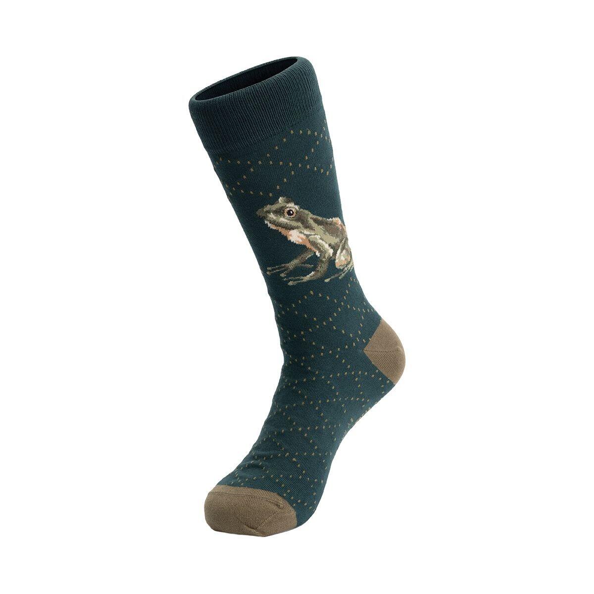 Wrendale - Men's Socks - The Happy Frog