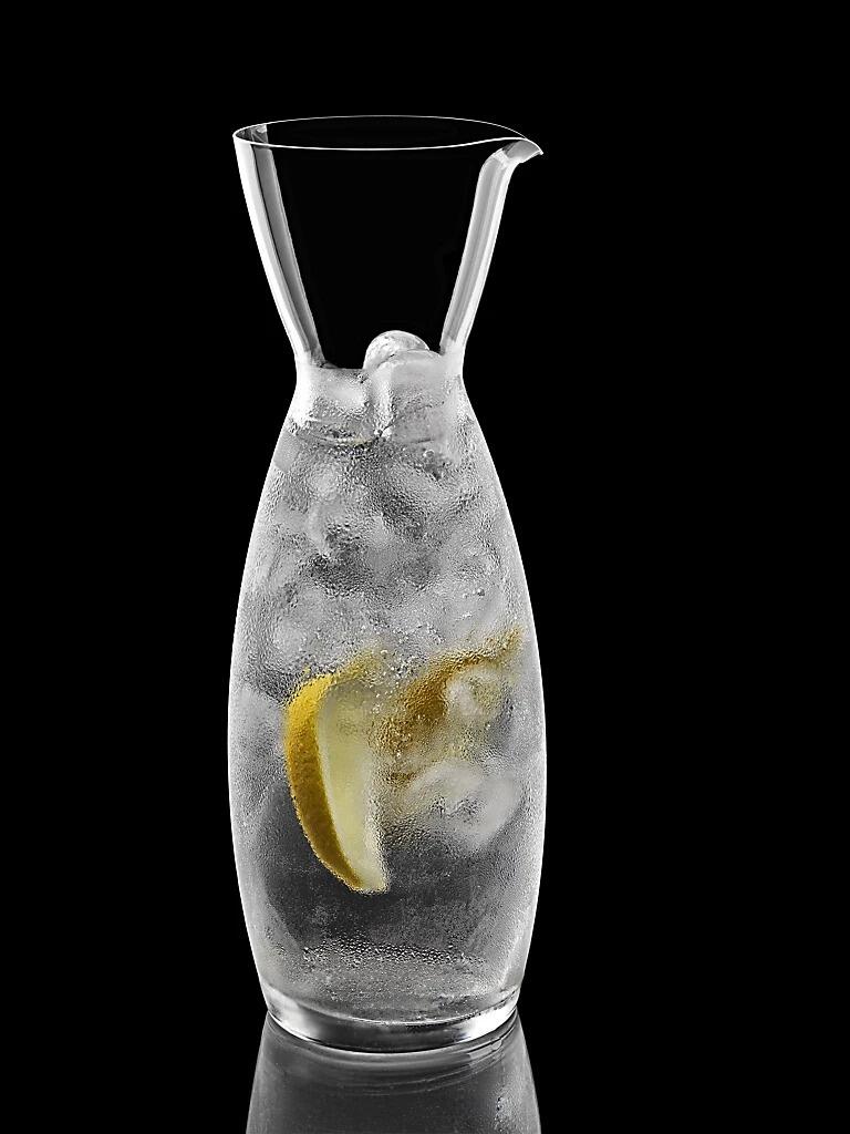 Luigi Bormioli Perfecta Clear Crystal Glass Modern Carafe 1L