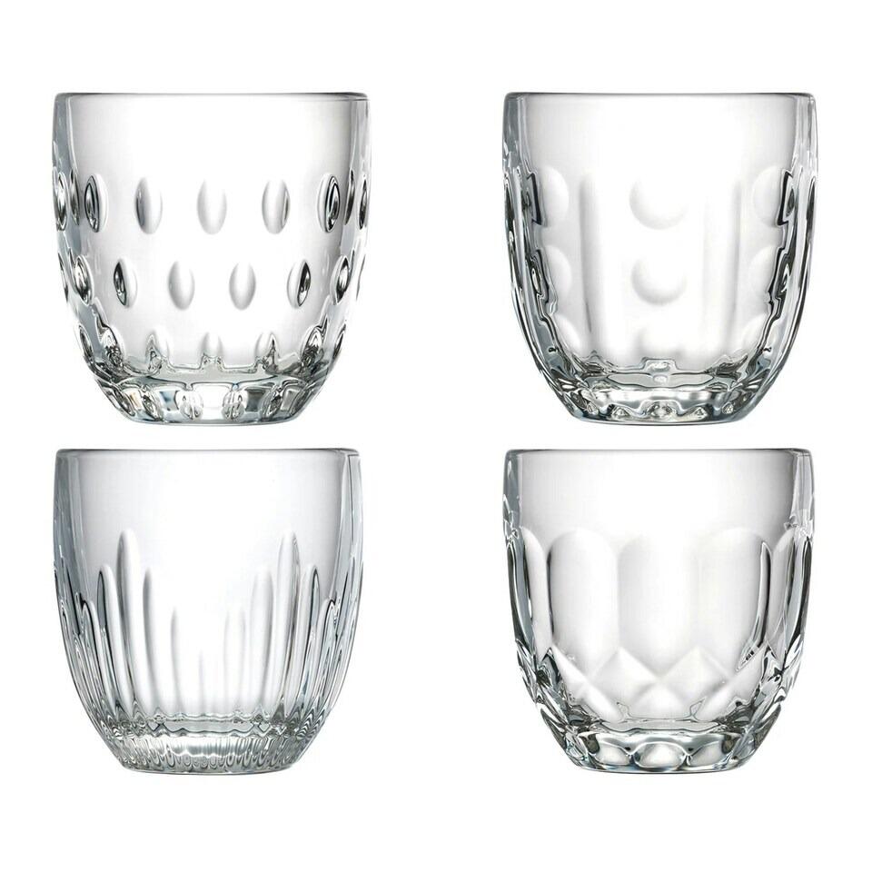 La Rochere - Troquet Tumblers Set of 4 Assorted Patterns