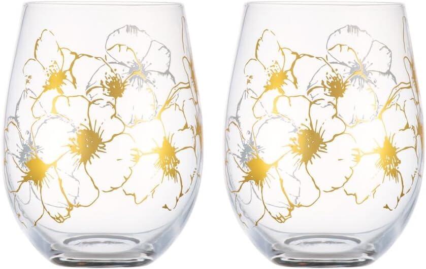 Maxwell & Williams Estelle Michaelides Enchantment Stemless Glasses 560ml Set of 2