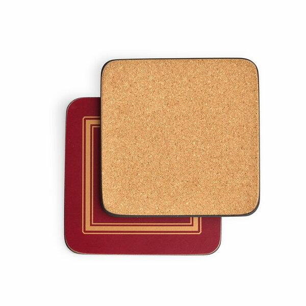 Pimpernel Classic Burgundy Set of 6 Coasters