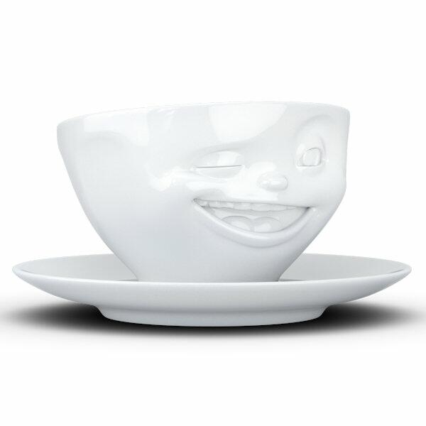 FiftyEight Products Coffee Cup 200ml White - Winking