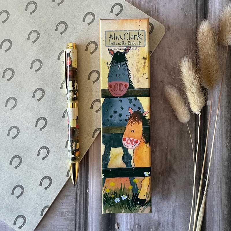 Alex Clark Ponies Ballpoint Pen Gift Boxed