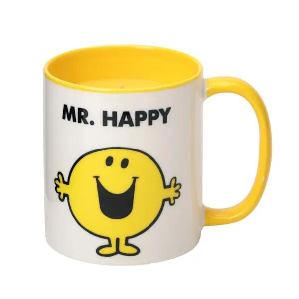 Mr Happy Scented Candle Reusable Mug