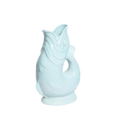 The Original Gluggle Jug Large Eau de Nil 0.6L 22cm tall