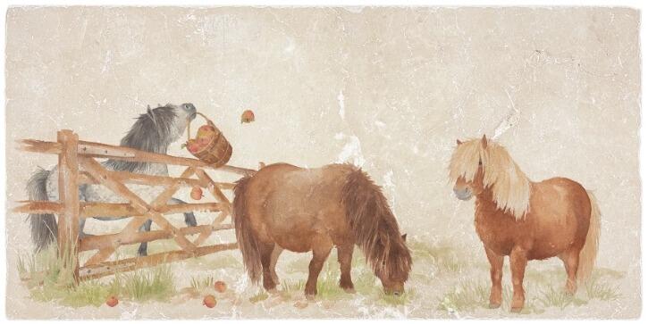 Humble Hare - The Silly Shetlands Sharing Platter 20cm x 40cm