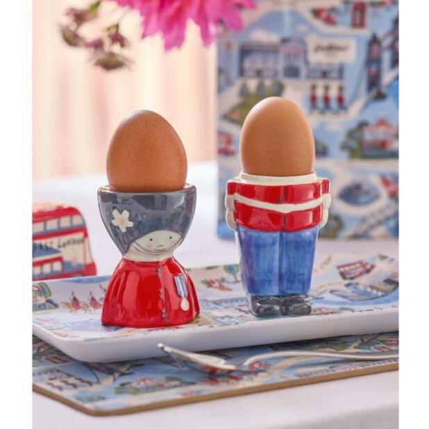 Cath Kidston London Town Royal Guardsman Egg Cup Set