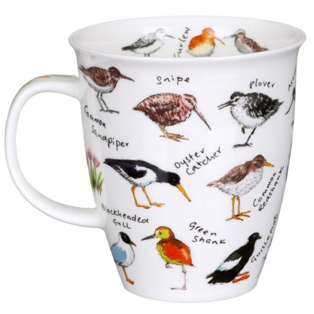 Dunoon Nevis Shape Mug - Bird Life - Coastal - Boxed