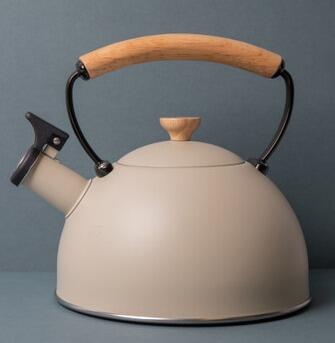 La Cafetiere Steel Whistling Kettle 1.6L Latte