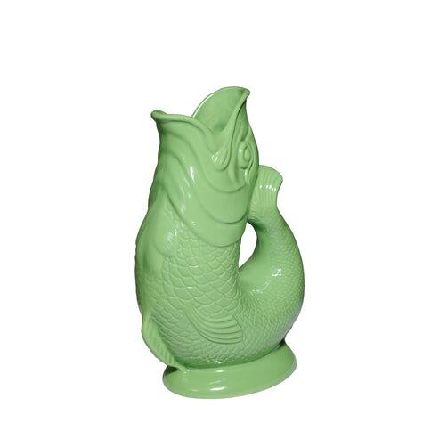 The Original Gluggle Jug Extra Large Apple Green 1.2L 27cm tall
