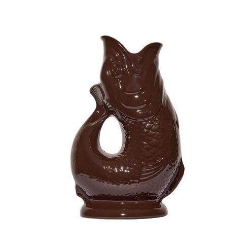 The Original Gluggle Jug Extra Large Cocoa Bean 1.2L 27cm tall