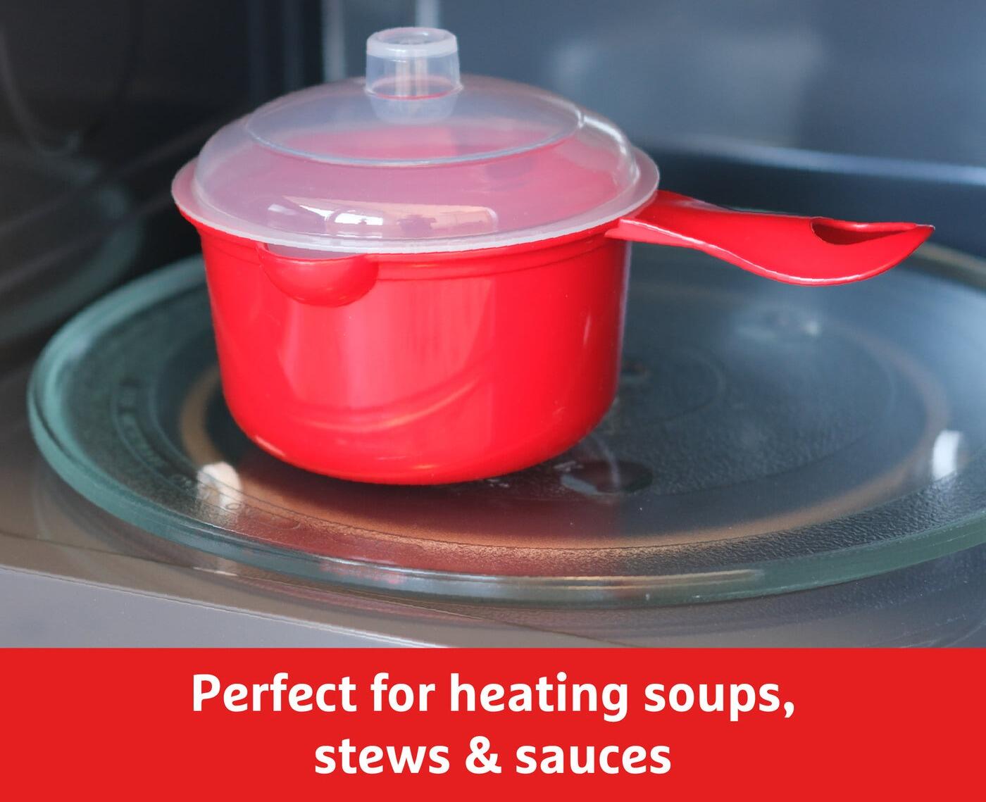 Prestige Good To Heat Microwave Saucepan – BPA-Free 640ml & Easy-Pour