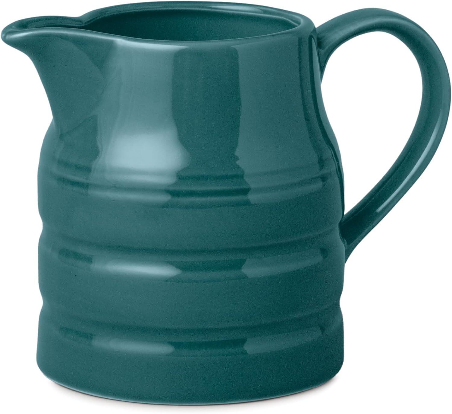 W M Bartleet & Sons Churn Jug 1 Pint Teal