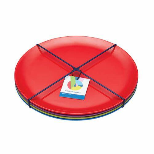 Colourworks Melamine Salad Plates 23cm Set of 4