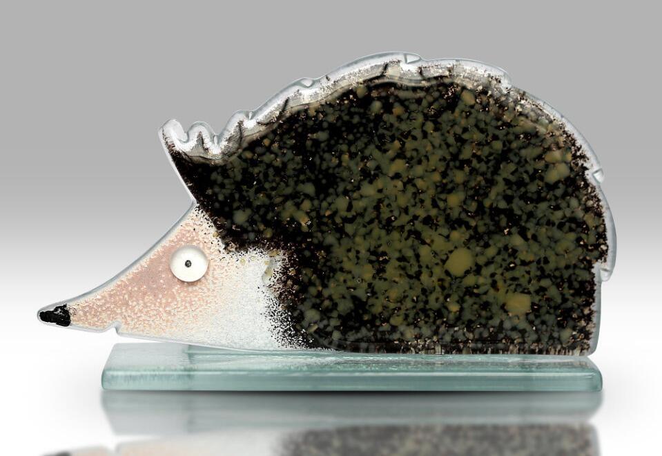 Nobile Fused Glass Artwork Hedgehog