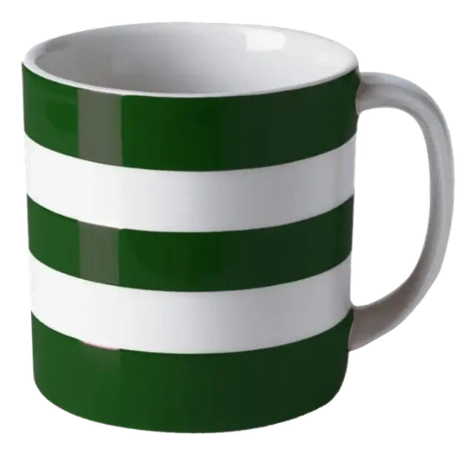 Cornishware - Cornish Colours - Large Adder Green Mug 15oz or 42cl