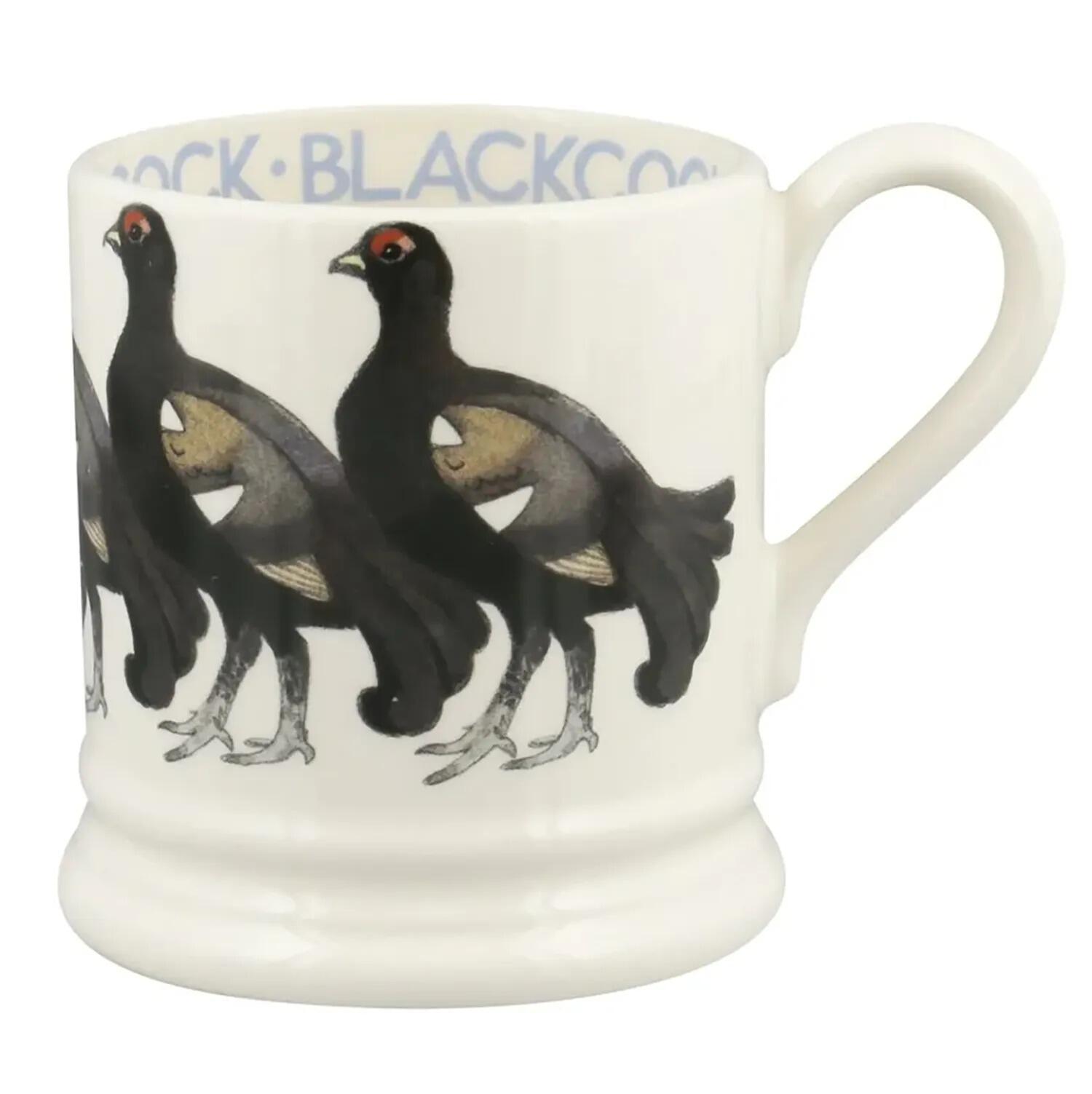 Emma Bridgewater Birds Blackcock Half Pint Mug