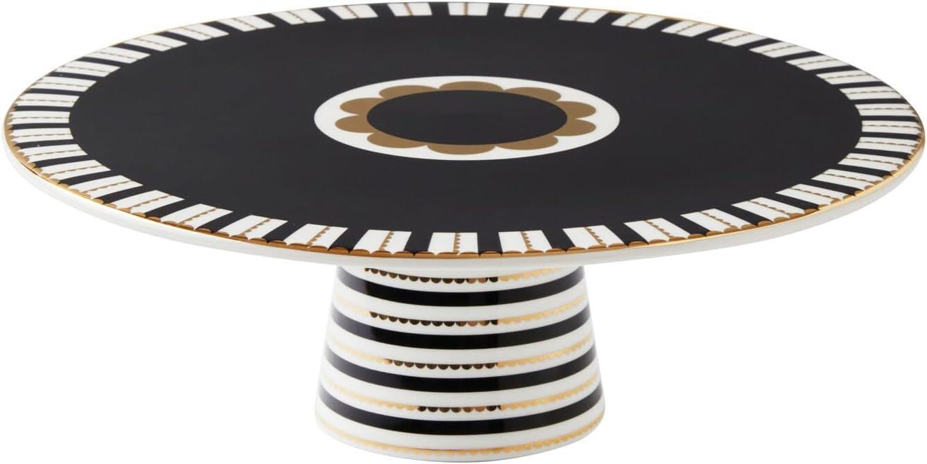 Maxwell & Williams Teas & C's Regency Footed Cake Stand 28cm Black
