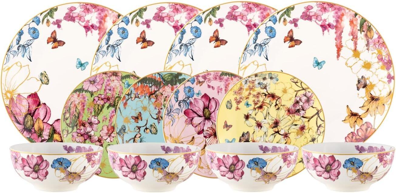 Maxwell & Williams Estelle Michaelides Enchantment 12 Piece Coupe Dinner Set