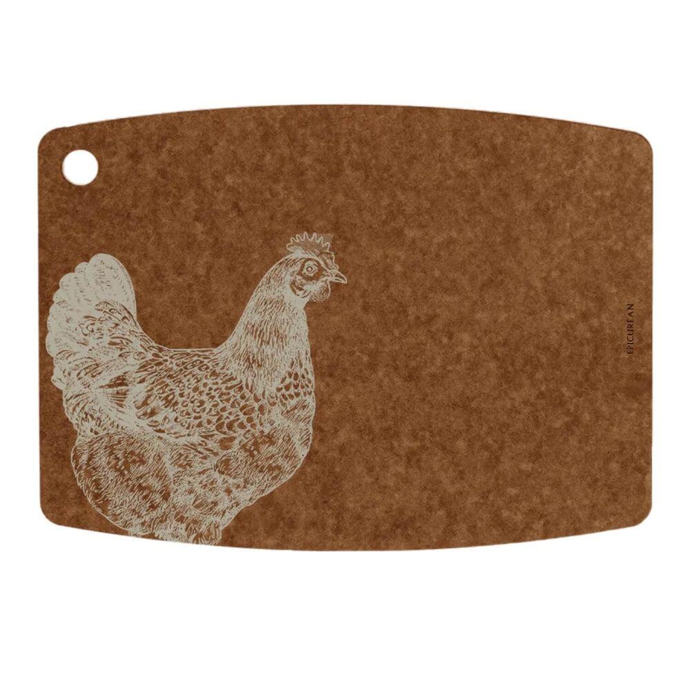 Epicurean Wood Composite Prep Board Nutmeg Colour Medium 30cm - Hen