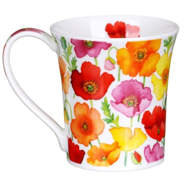 Dunoon Jura Shape - Floral Fiesta Poppy Mug - Boxed