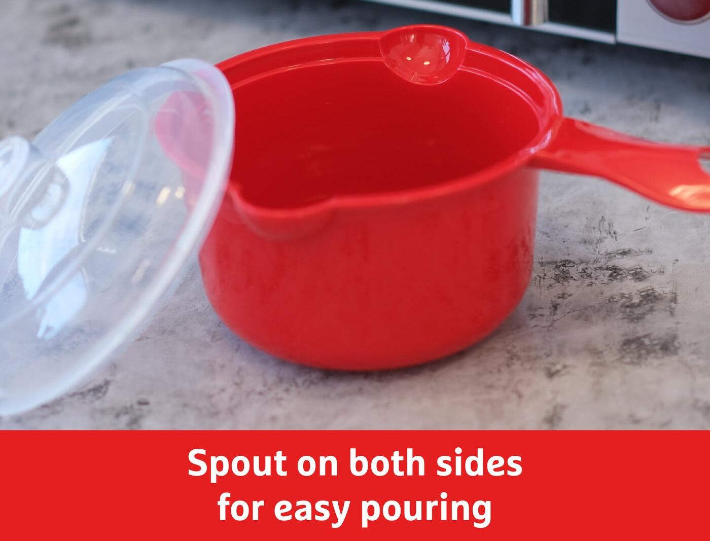 Prestige Good To Heat Microwave Saucepan – BPA-Free 640ml & Easy-Pour