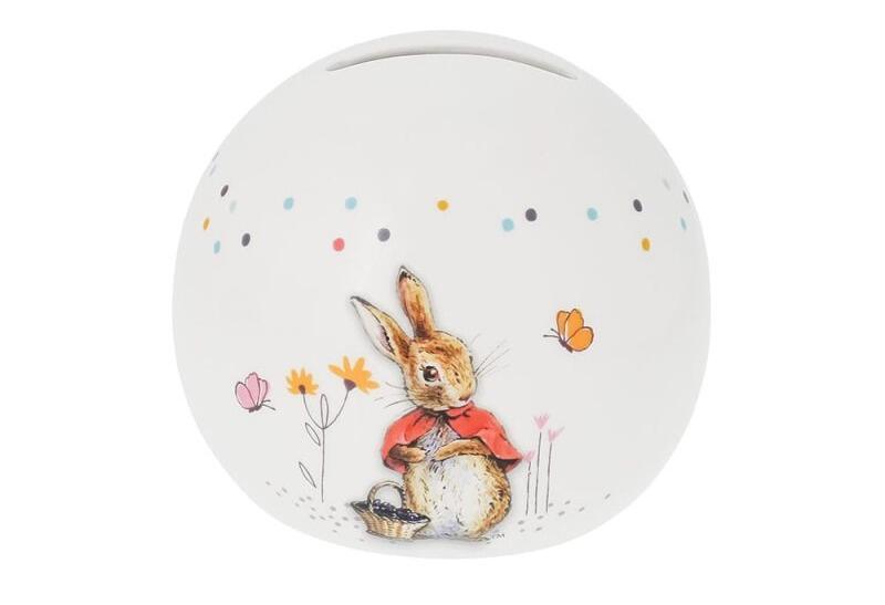 Beatrix Potter - Flopsy Bunny Money Bank - Sphere 9cm