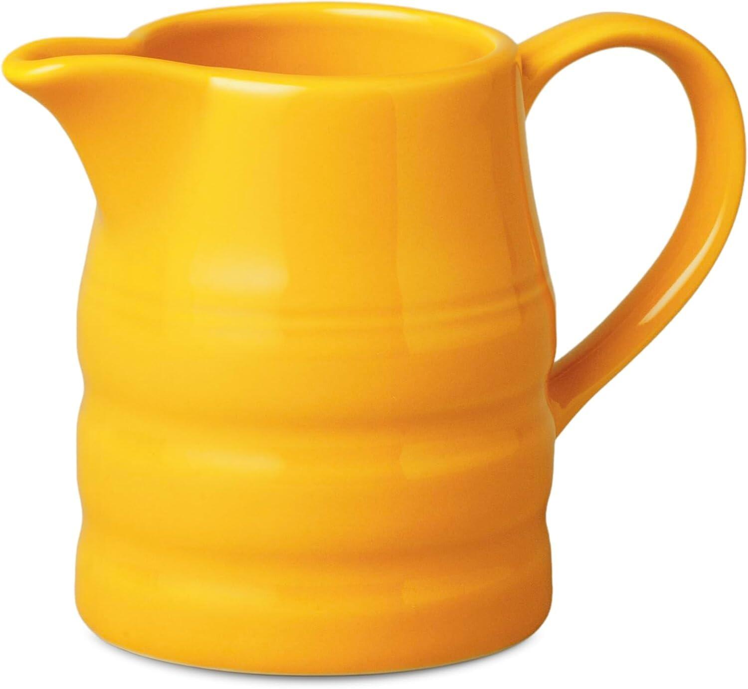 W M Bartleet & Sons Churn Jug 0.5 Pint Turmeric Yellow
