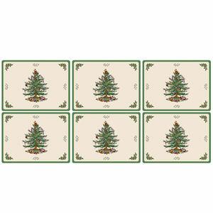 Pimpernel Spode Christmas Tree - Placemats Set of 6