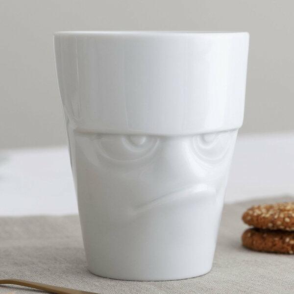 FiftyEight Products Mug with handle 350ml White - Grumpy