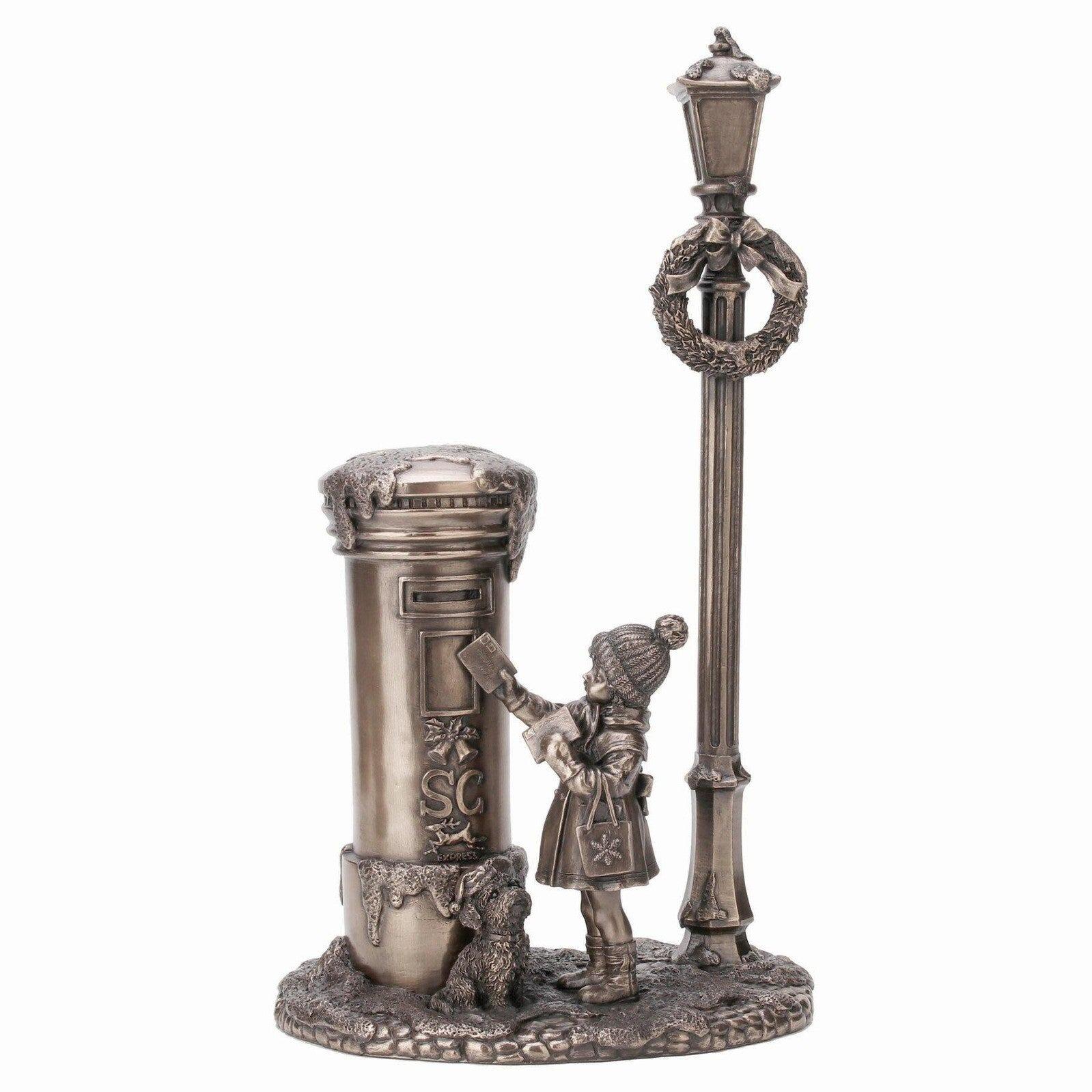 Genesis Fine Arts - Letter to Santa Bronze