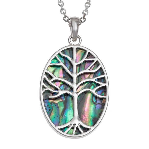 Tide Jewellery Paua Shell Tree of Life Necklace