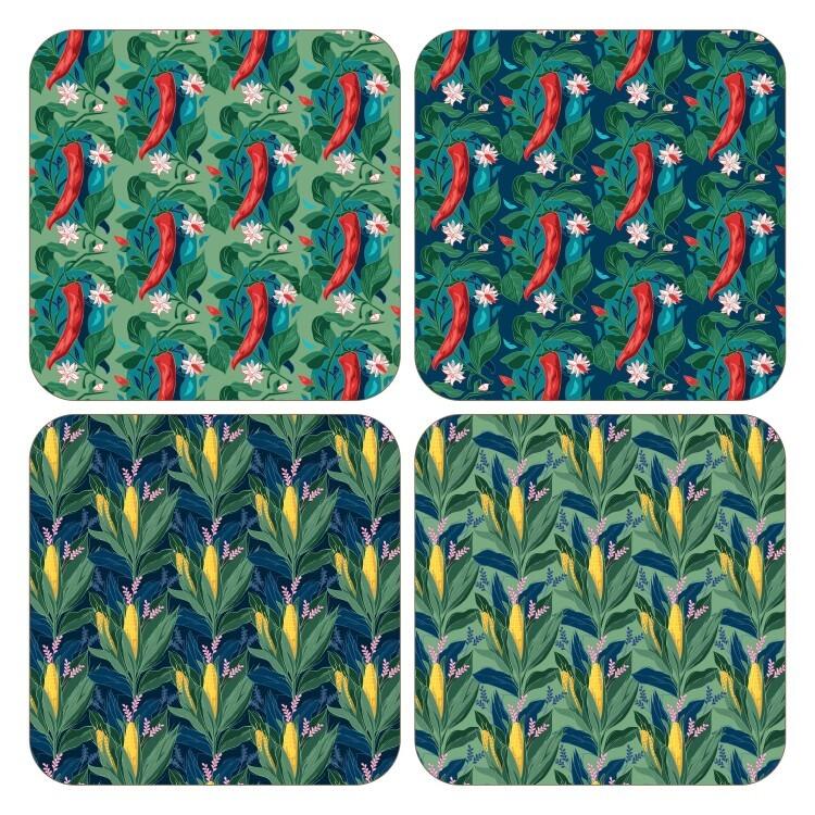 The Recipe Thief Corn Chilli Placemats Set of 4
