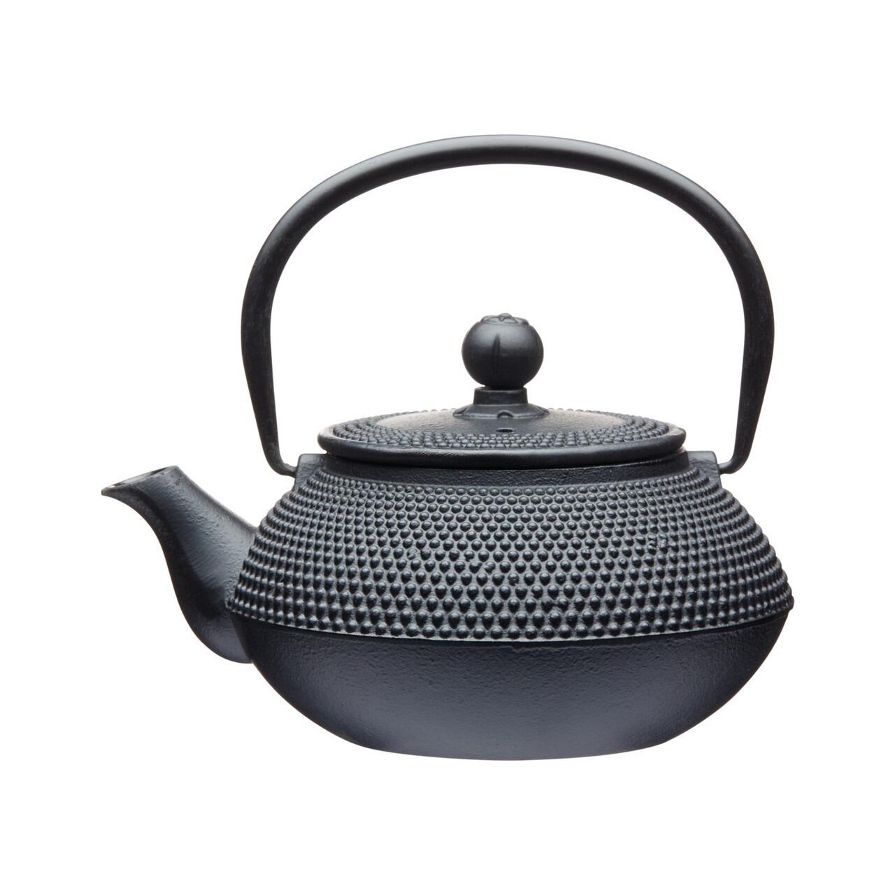 La Cafetière Cast Iron Teapot and Infuser 600ml Black